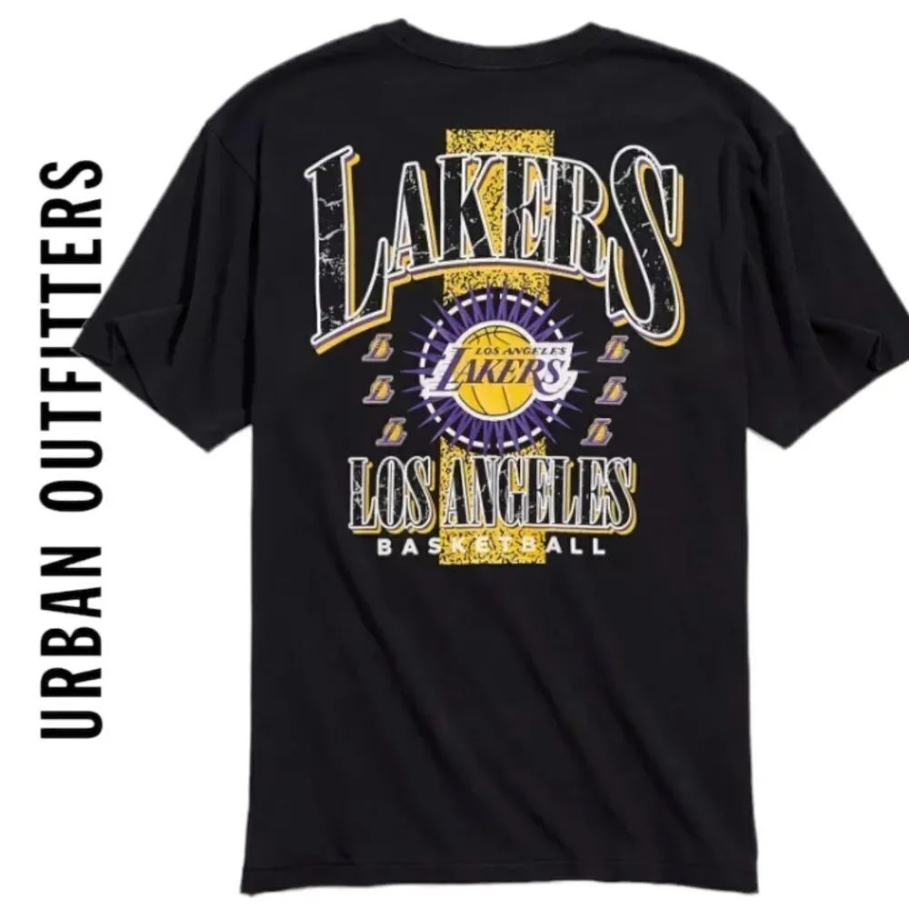 NEW ULTRA GAME Urban Outfitters UO Los Angeles Lakers Retro Shirt Tee L